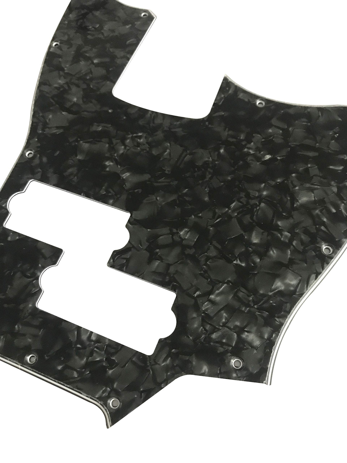 4 Ply Black Pearl Short Scale Guitar Pickguard D471