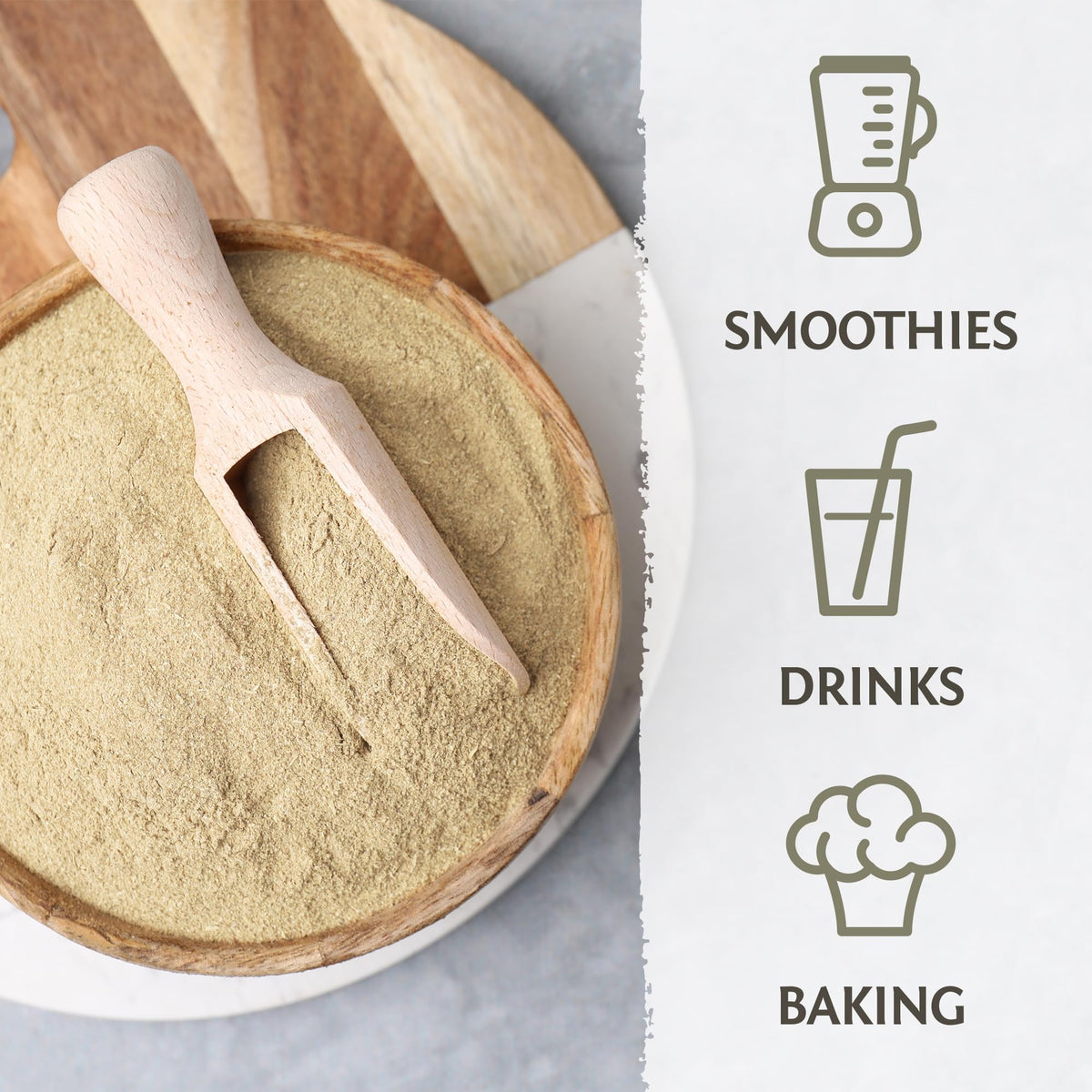 Organic Psyllium Husk Powder Fiber 66 Servings T890
