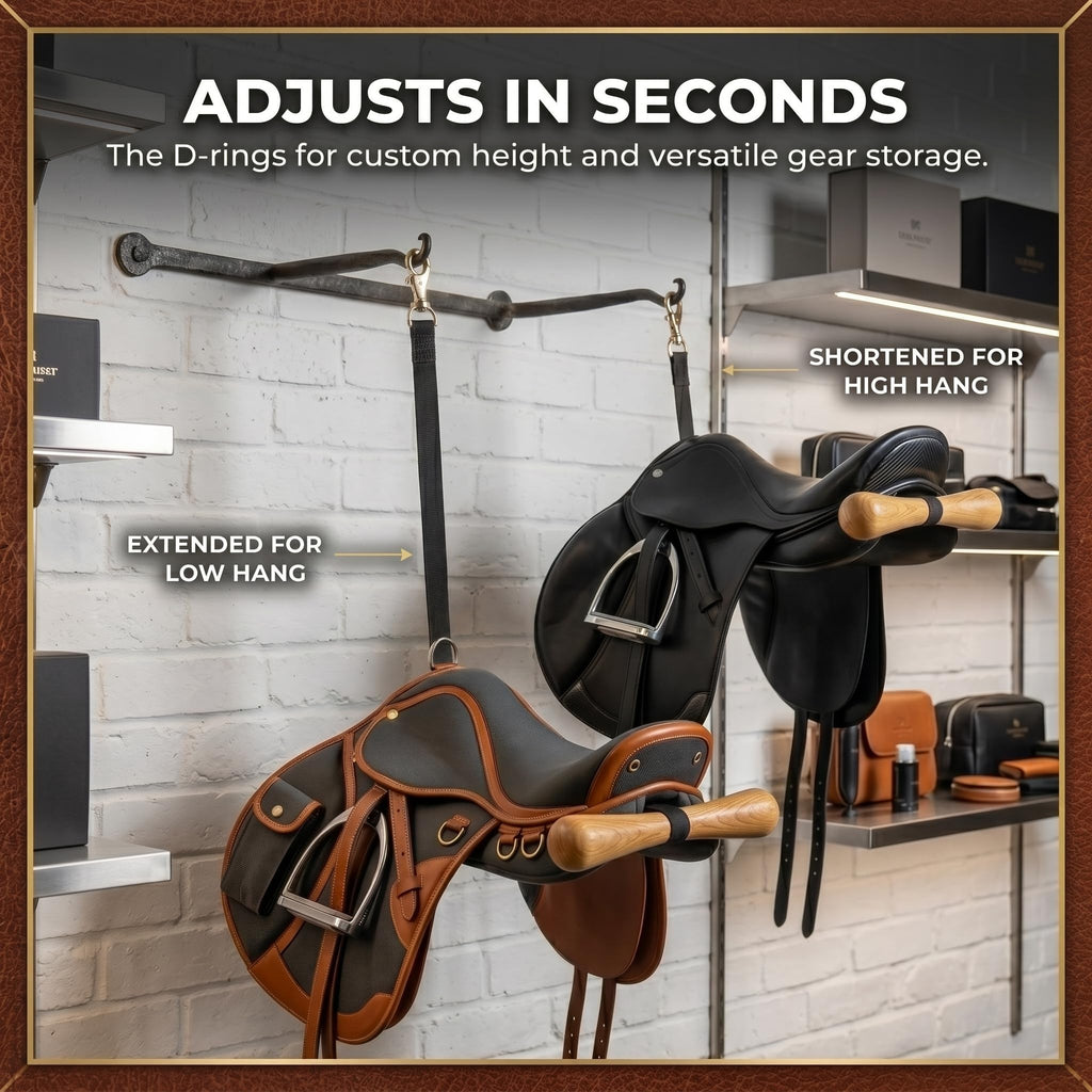 Portable Wood Saddle Rack I46003
