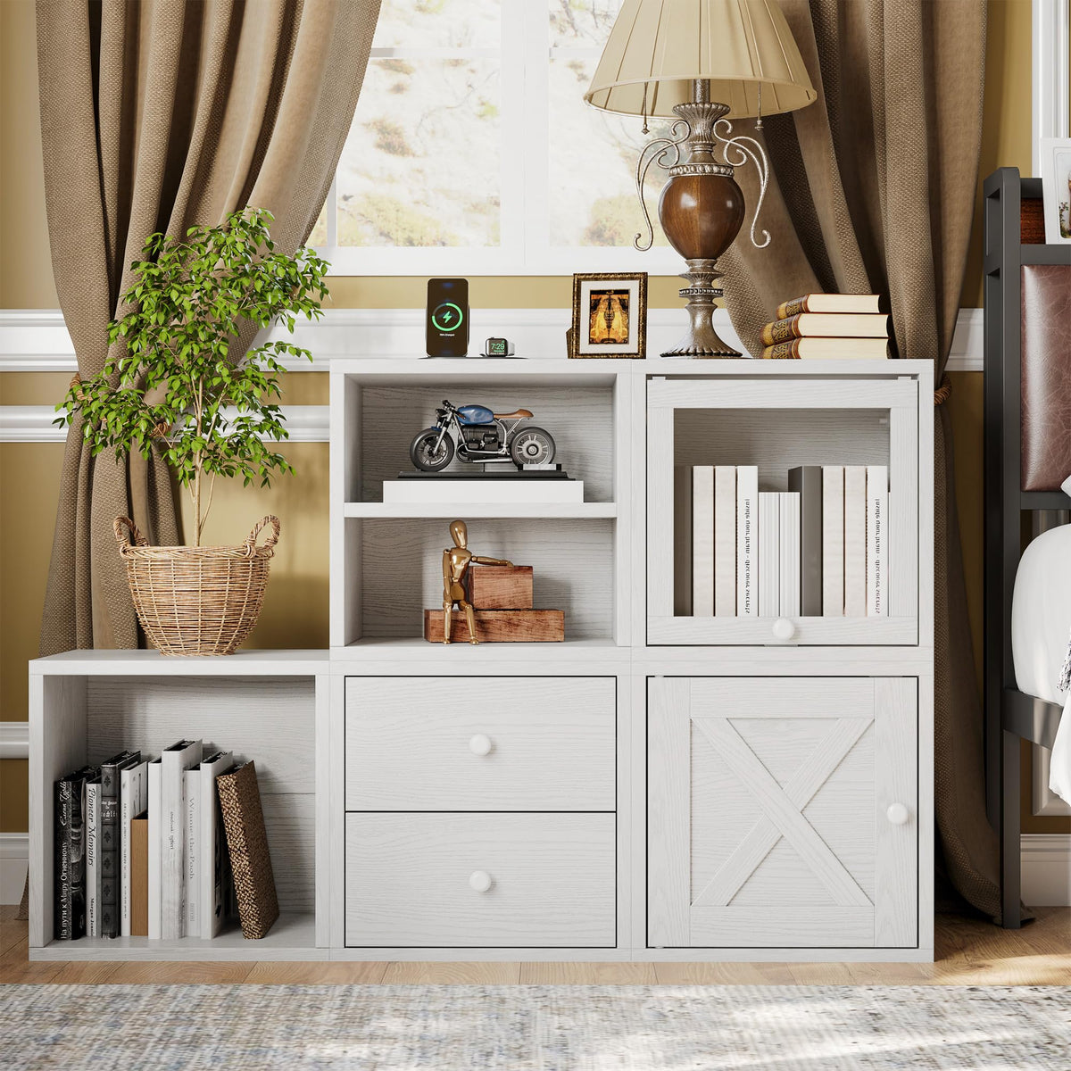 Pure White Cube Storage Organizer P716680