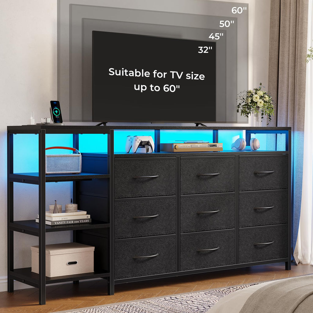 Black TV Stand N9219