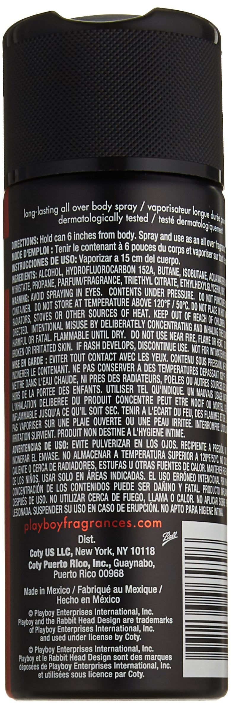 4 oz Musk Amber Vanilla Body Spray D7004