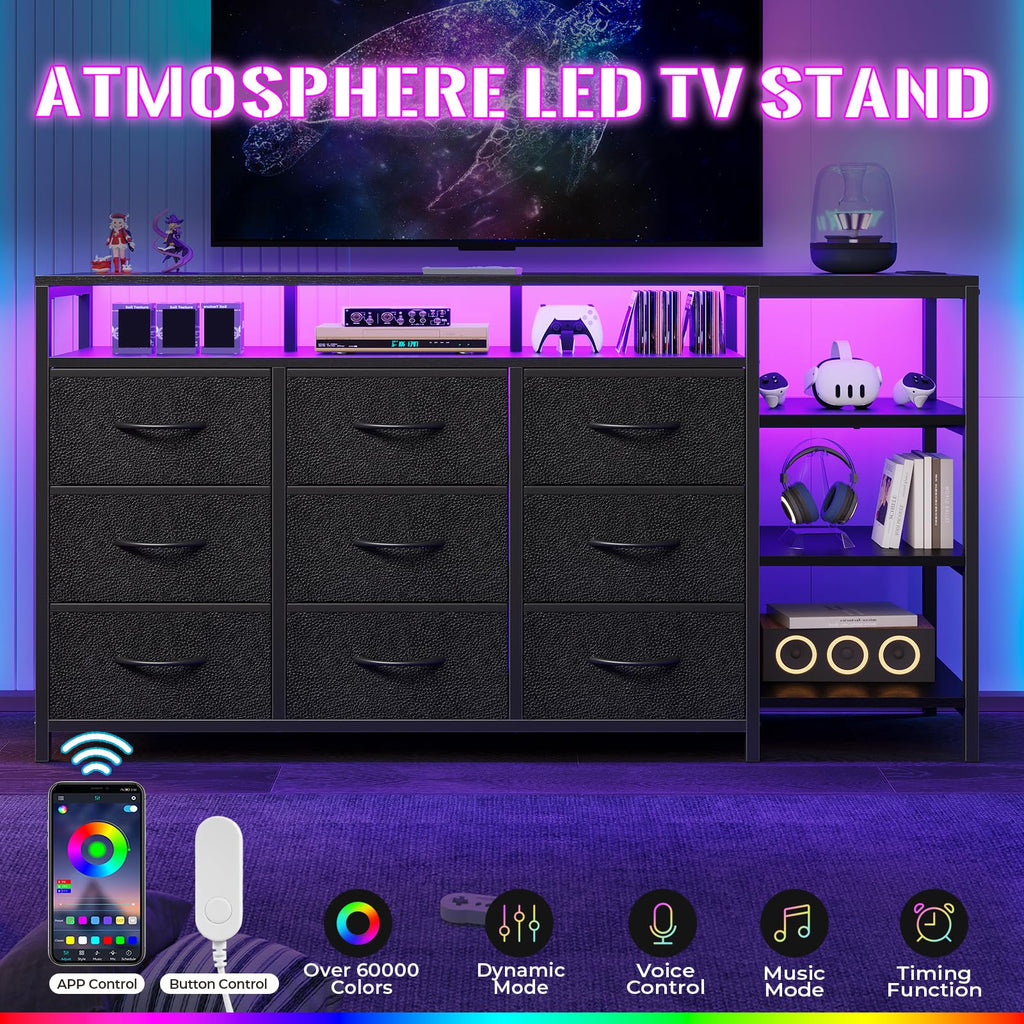 Black TV Stand N9219