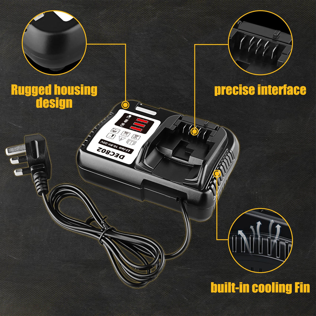 2Pack 7.0Ah 20Volt Li-ion Batteries and Charger X97575