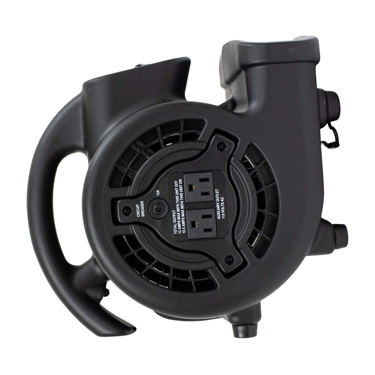138 W 600 CFM Centrifugal Air Mover, Carpet Dryer, Floor Fan, Blower, Black N580