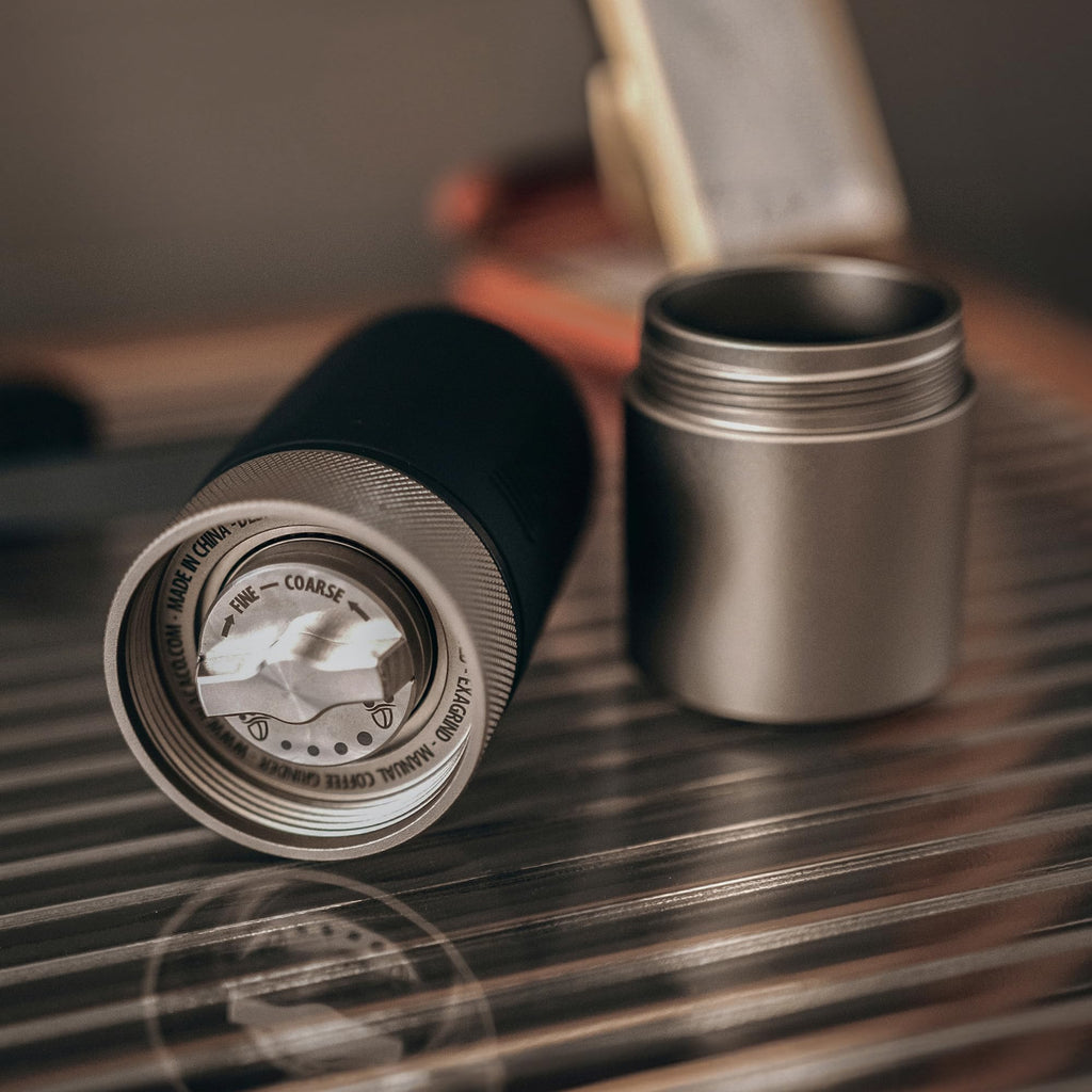 Manual 38mm Stainless Steel Conical Burr Coffee Grinder C8907