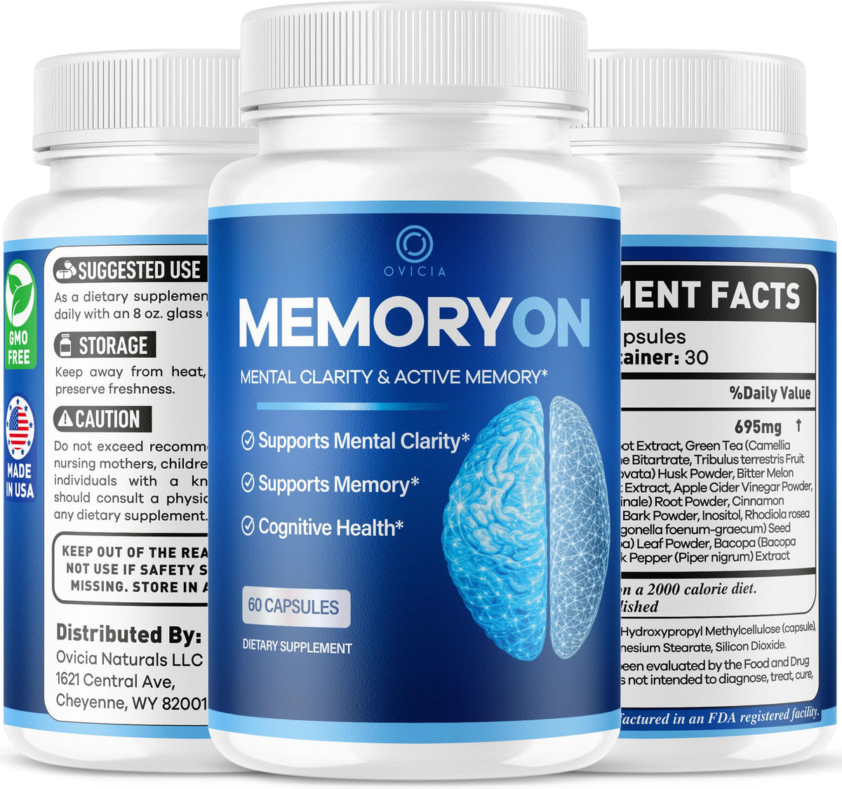 120 Capsules Memory Support Pills K290