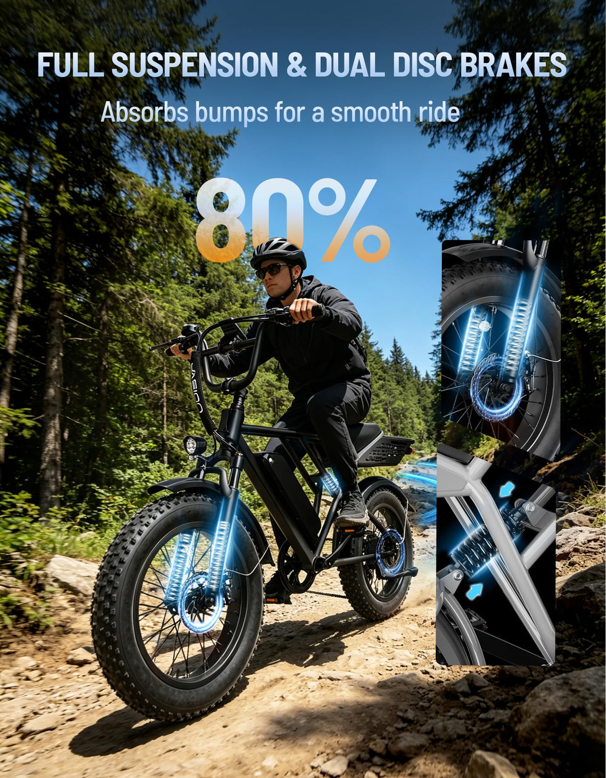 Electric Bike with 48V Removable Battery A13207