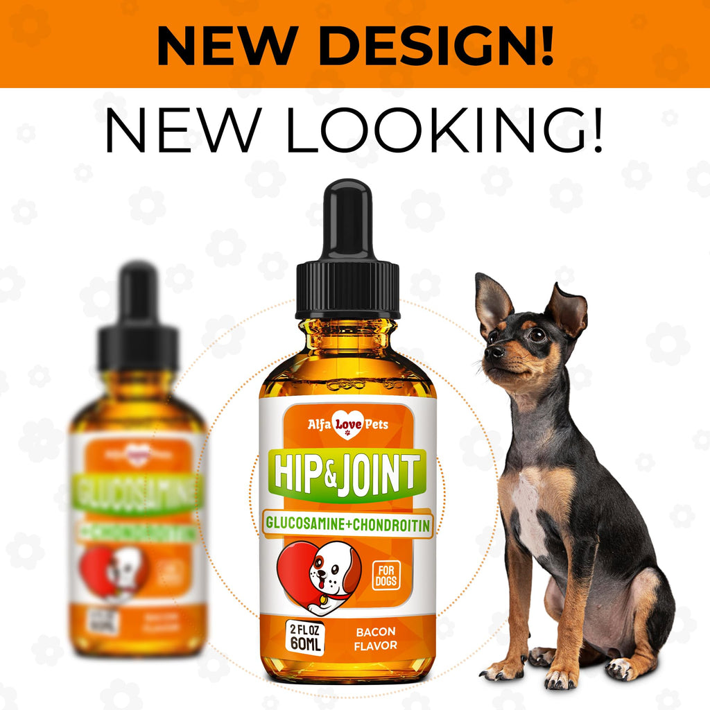 Liquid Glucosamine Chondroitin Dog Supplement 2 oz N209
