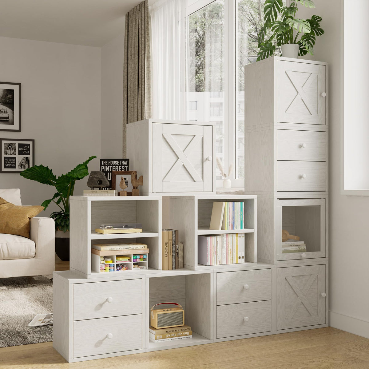Pure White Cube Storage Organizer P716680