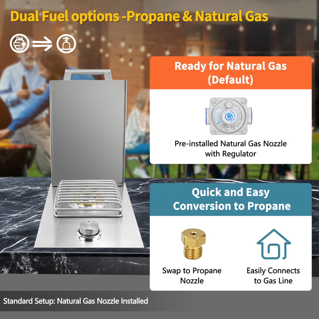 Built-in Single Side Burner C643287