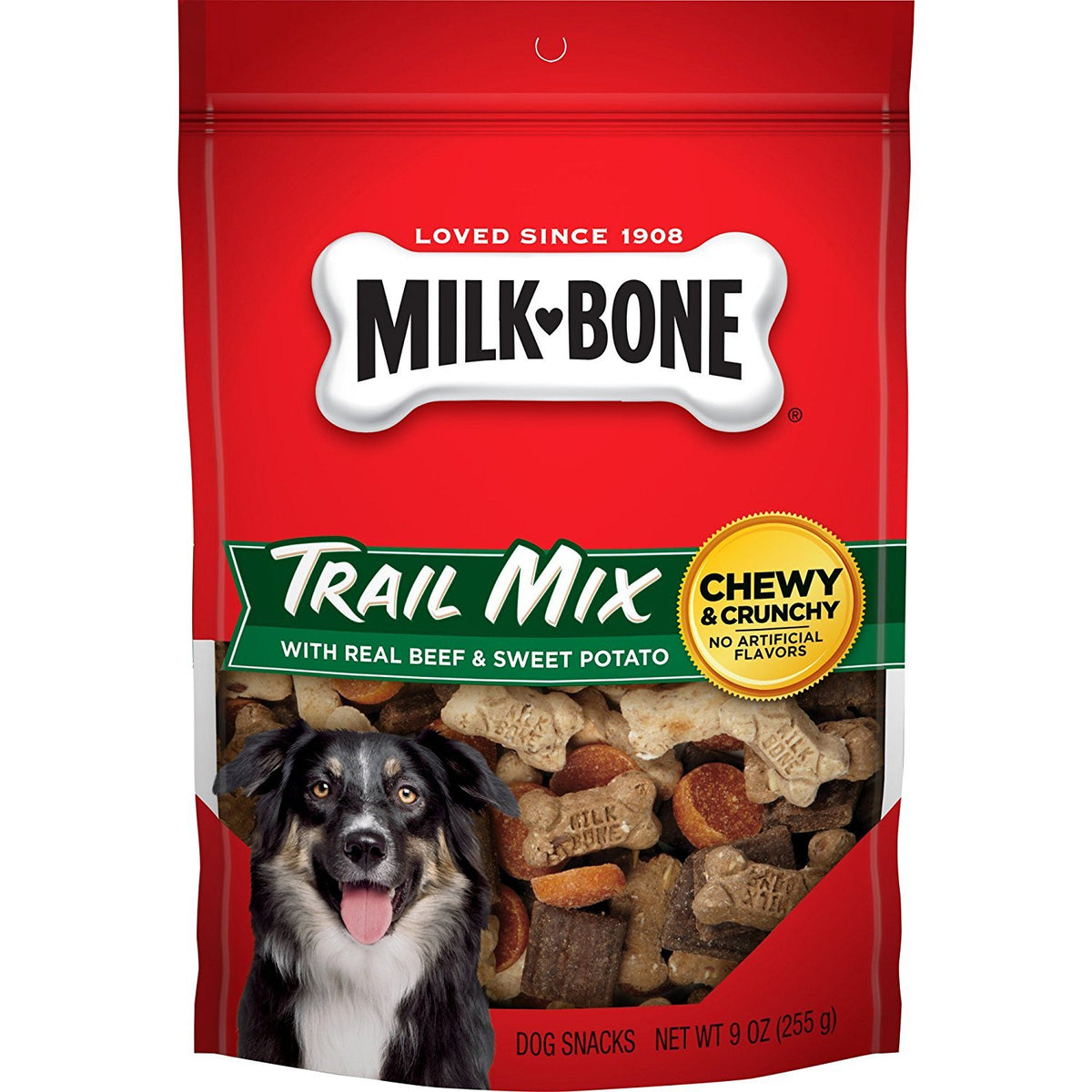 Real Beef & Sweet Potato Dog Treats, 9-Ounce (Pack of 3) A48824