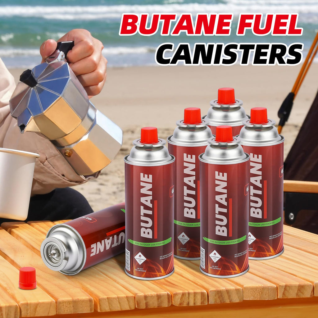 8oz Butane Fuel Canisters Pack of 4 Y8680