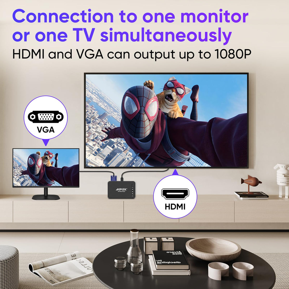 4K HDMI TV Media Player V451