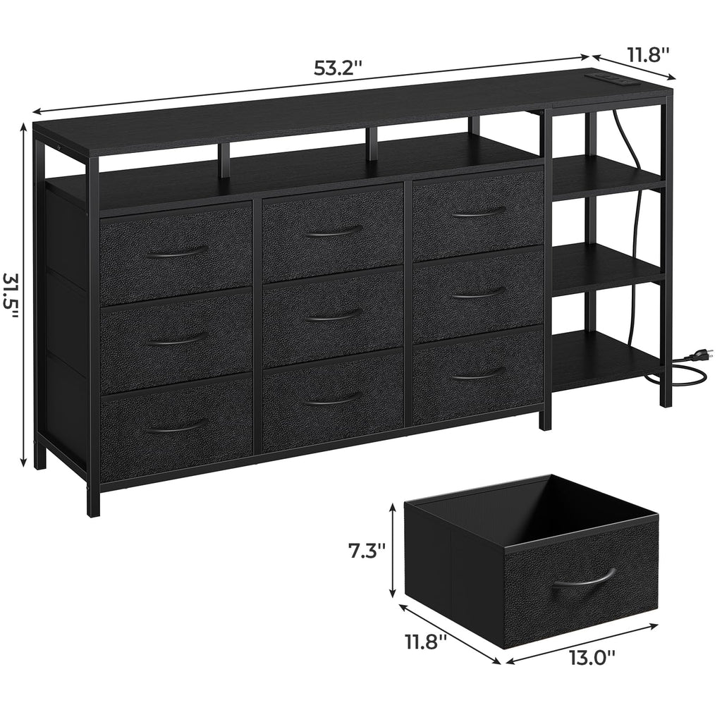 Black TV Stand N9219