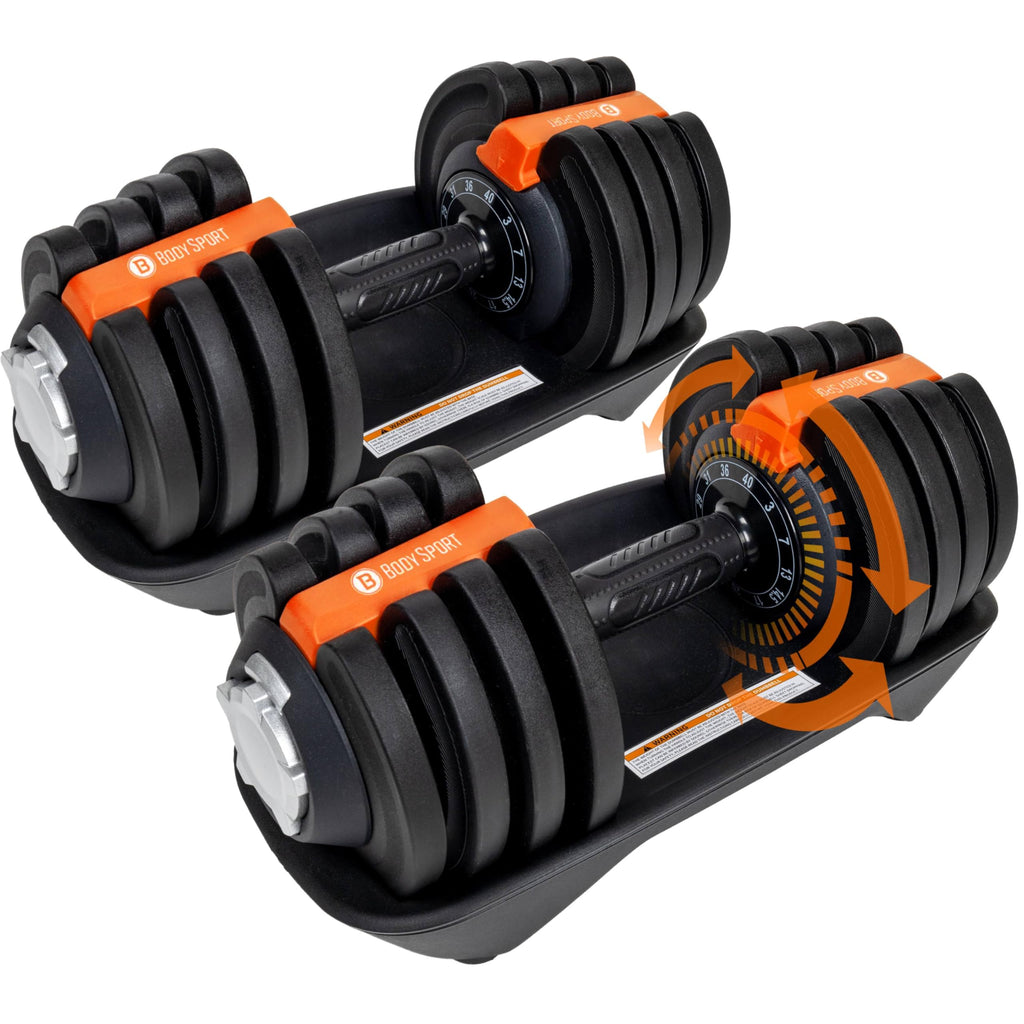 40 Pound Adjustable Dumbbells Y88241