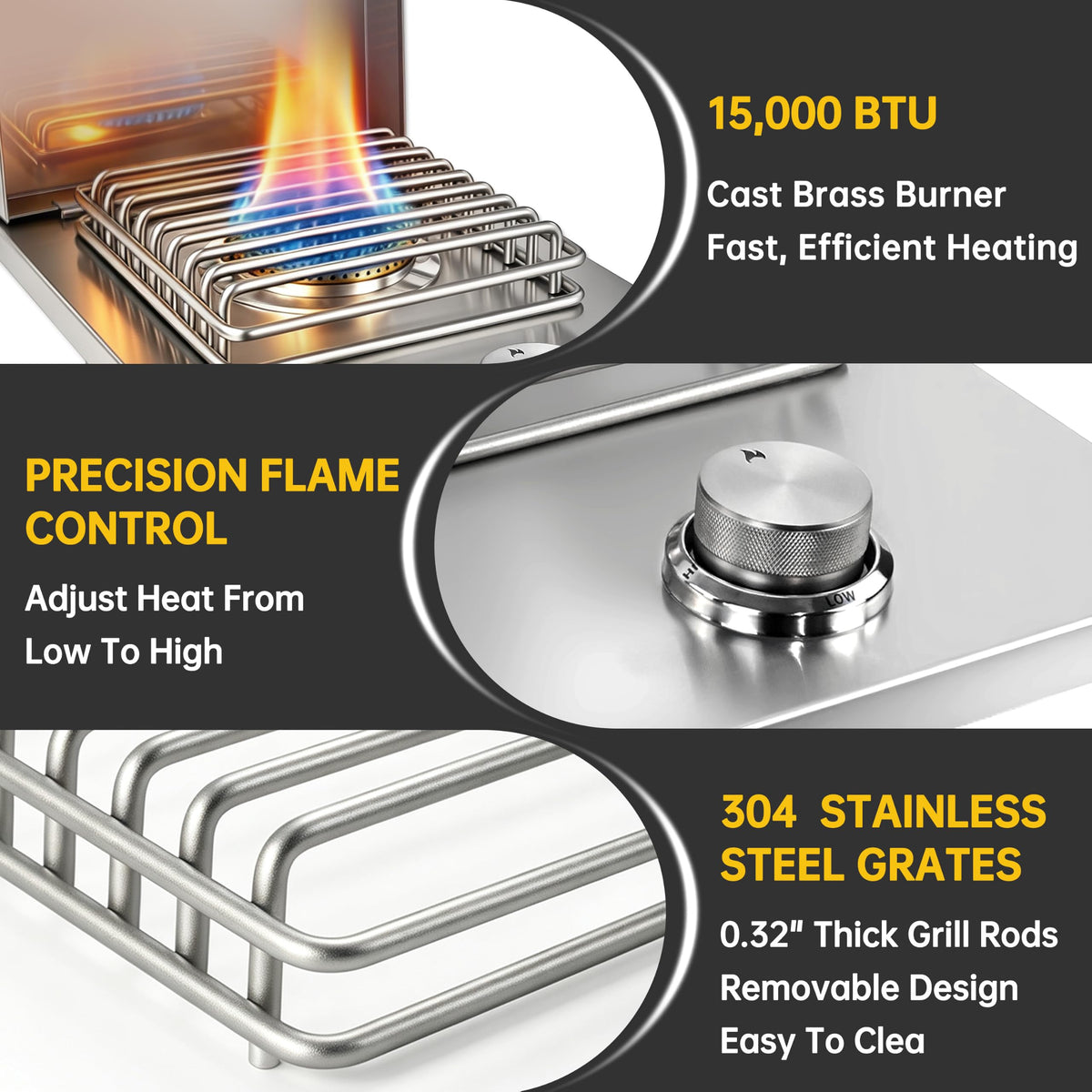 Built-in Single Side Burner C643287