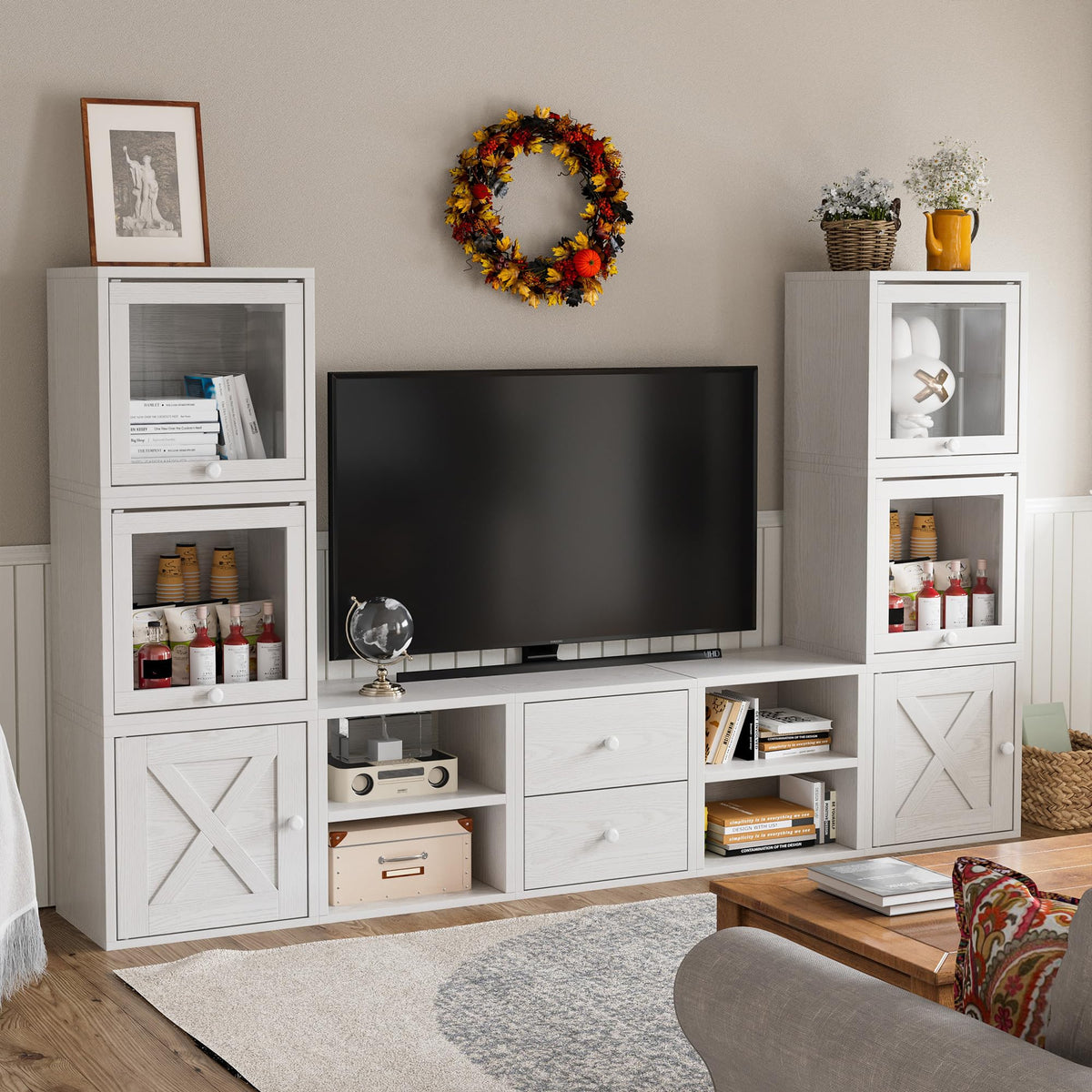 Pure White Cube Storage Organizer P716680