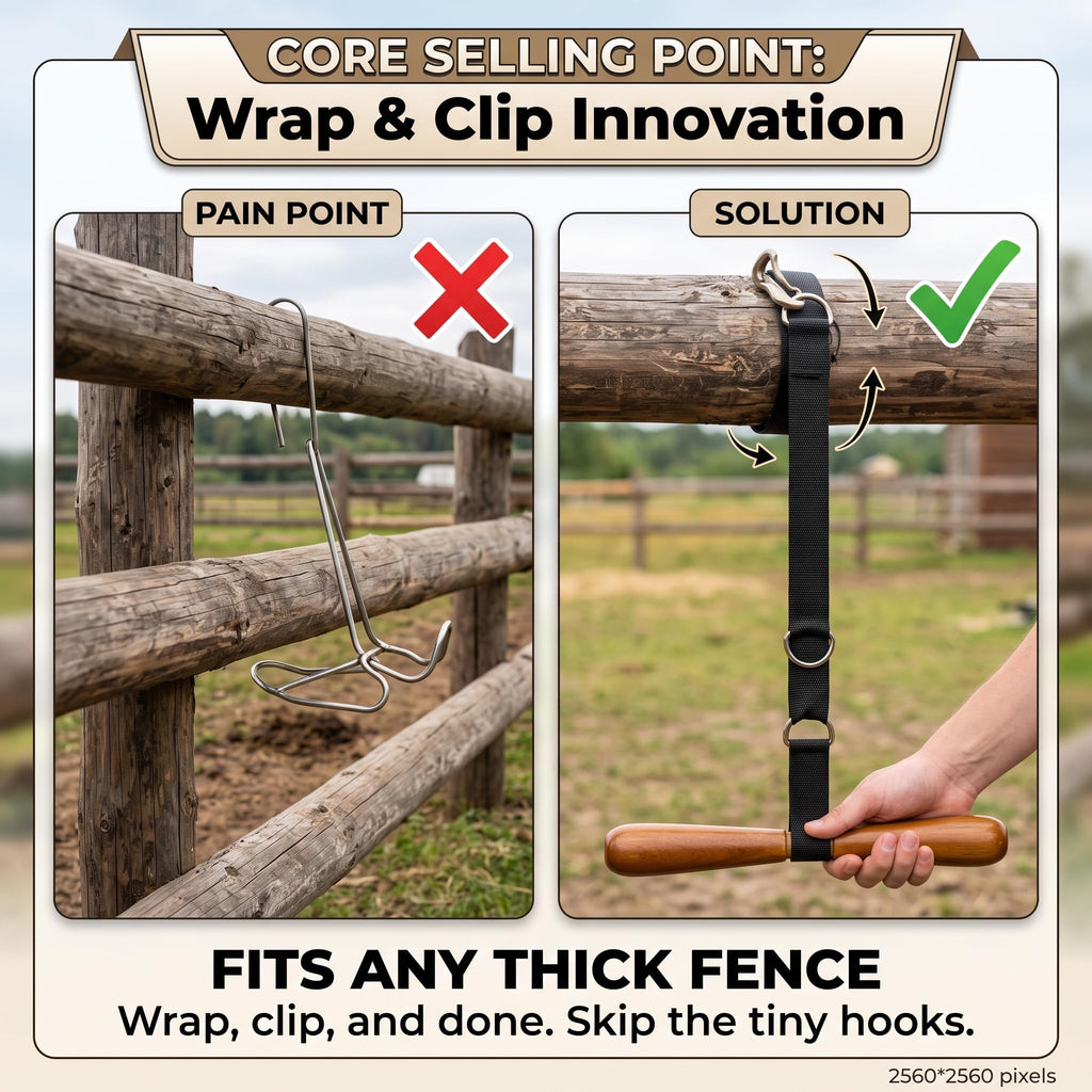 Portable Wood Saddle Rack I46003