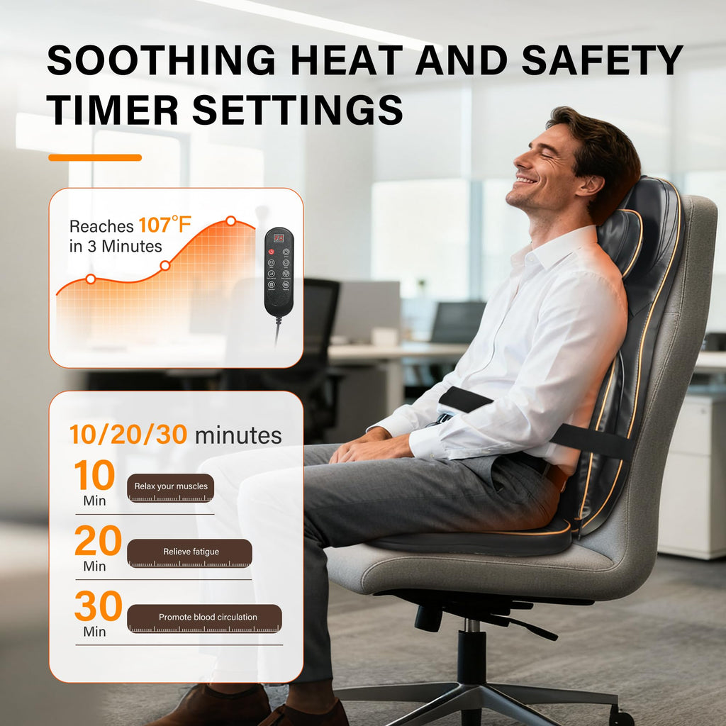 Shiatsu Neck and Back Massager with Heat V140