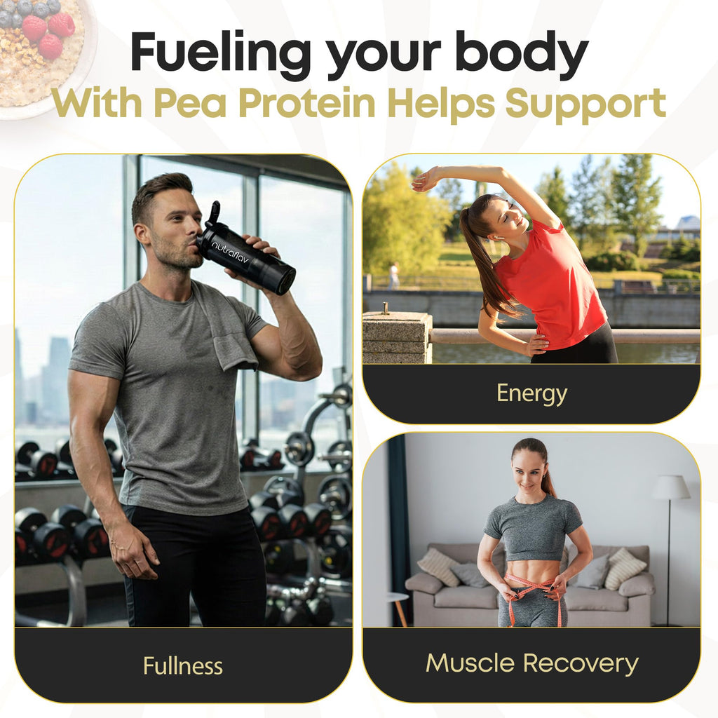 Unflavored Vegan Pea Protein Powder, 20 Servings R68548
