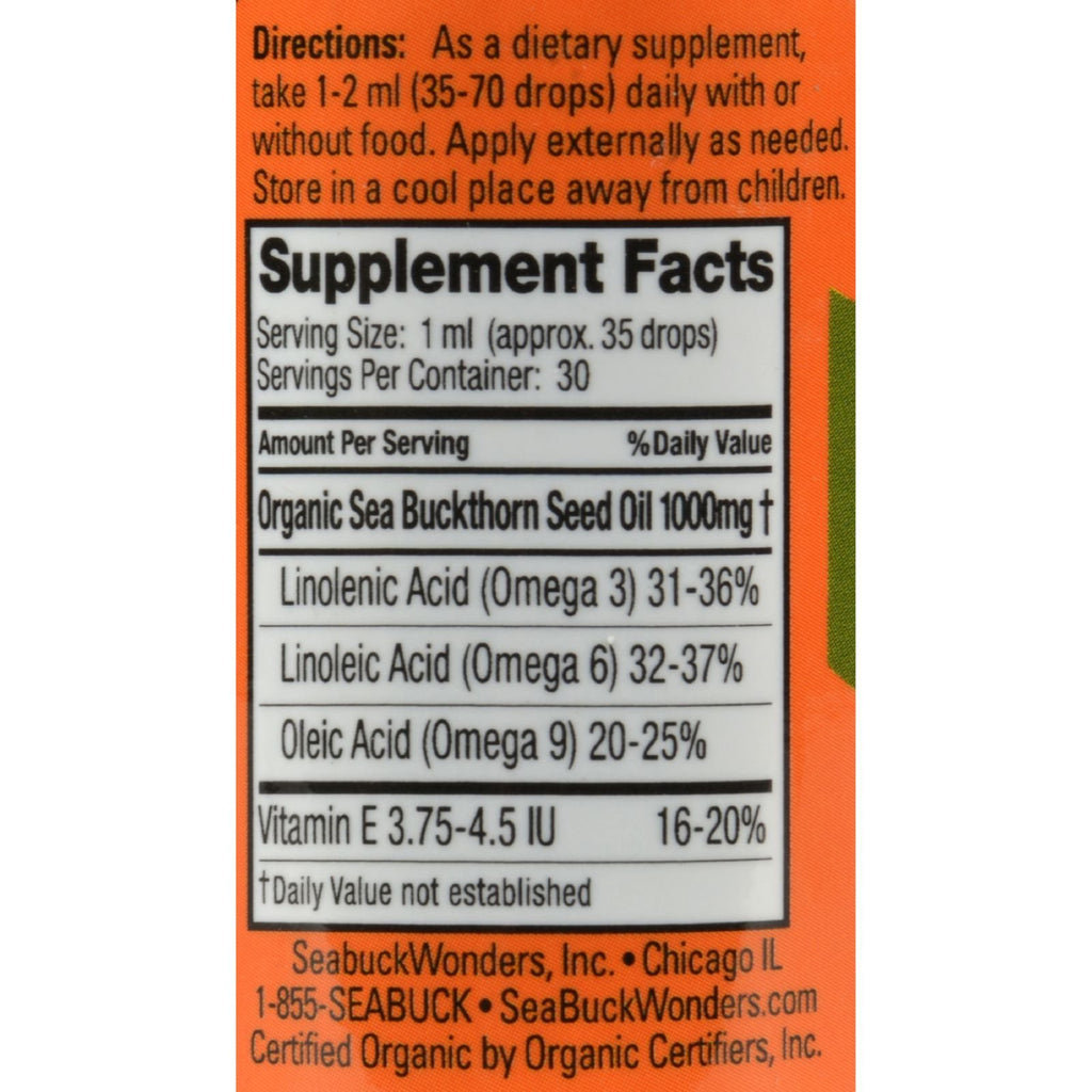 Sea Buckthrn Seed Oil Q189