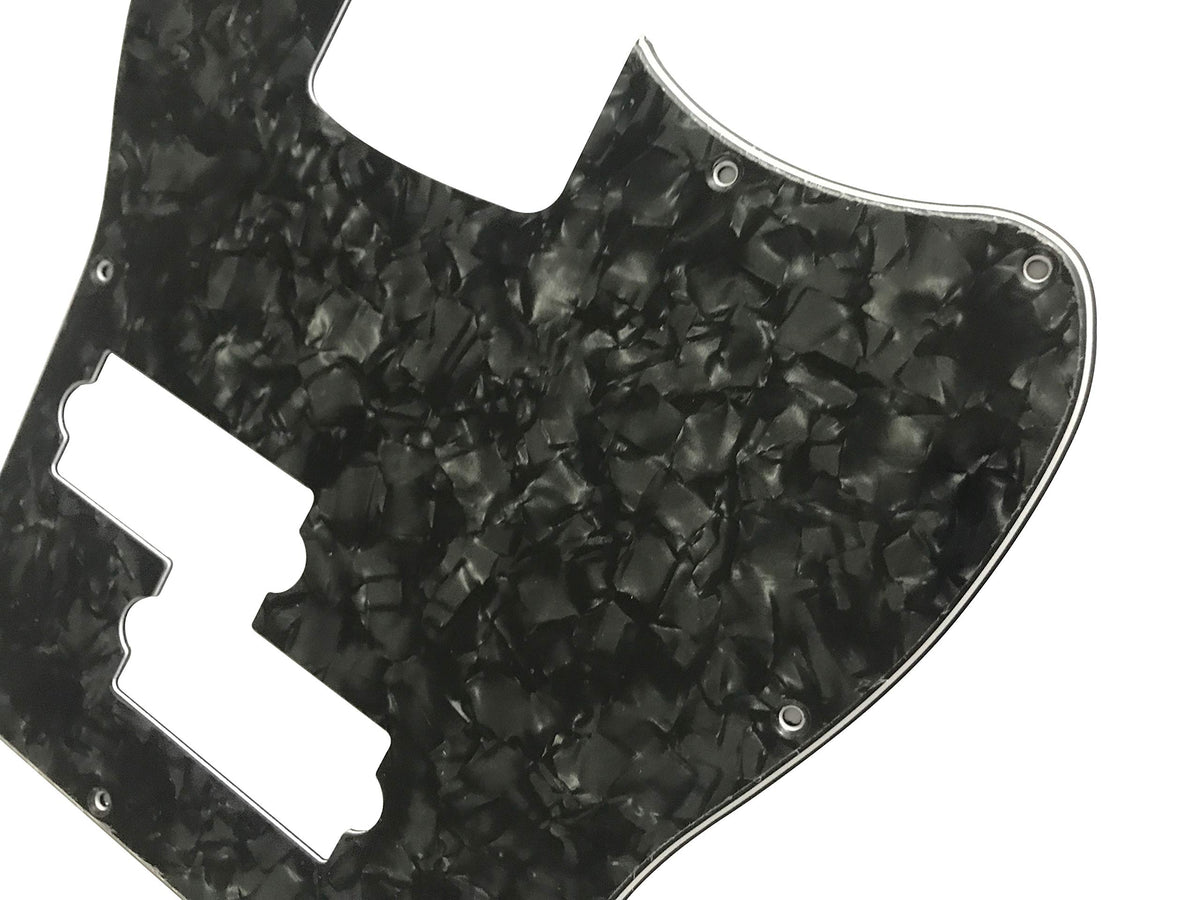 4 Ply Black Pearl Short Scale Guitar Pickguard D471