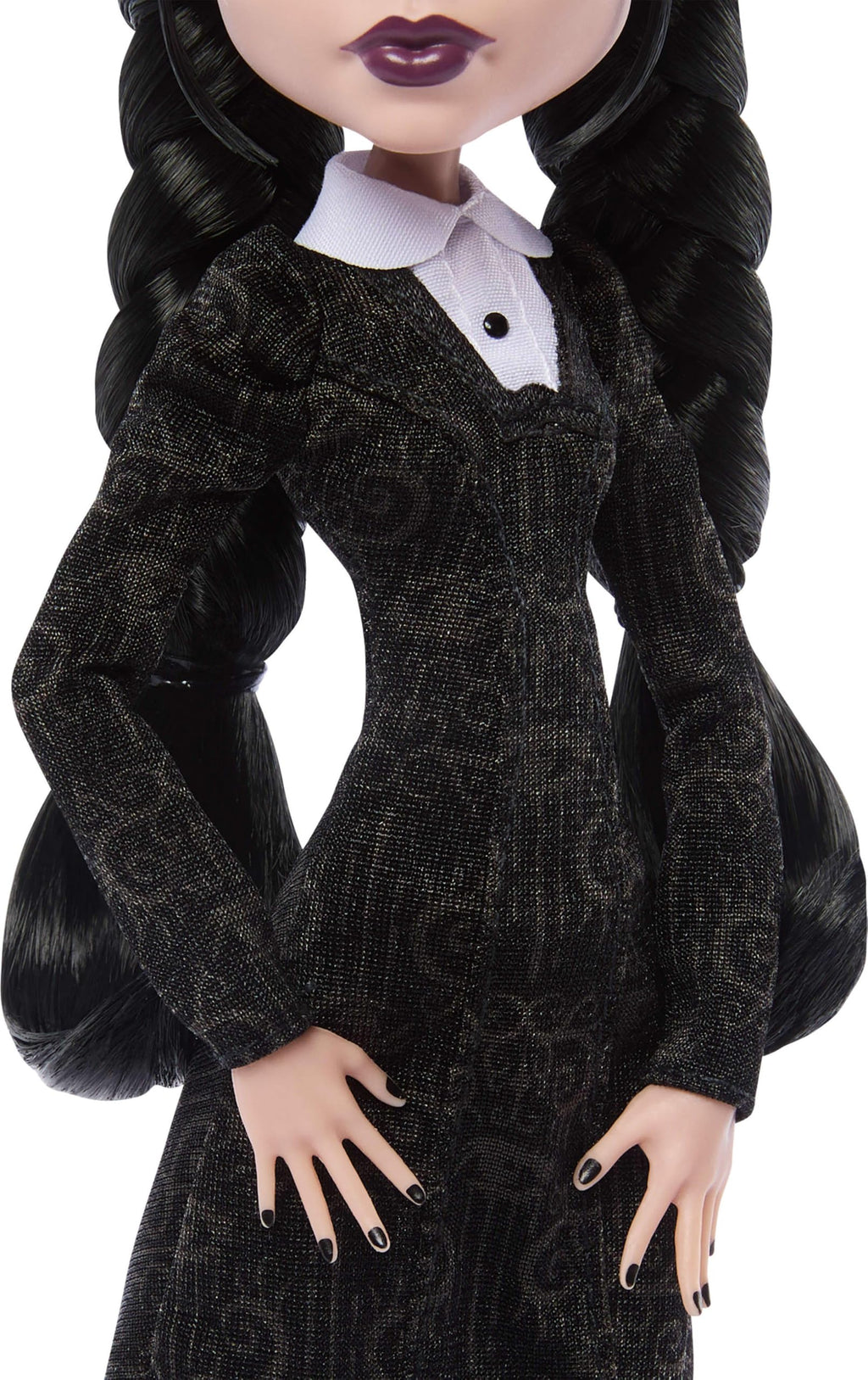 Black Dress Doll with Stockings and Accessories M533087