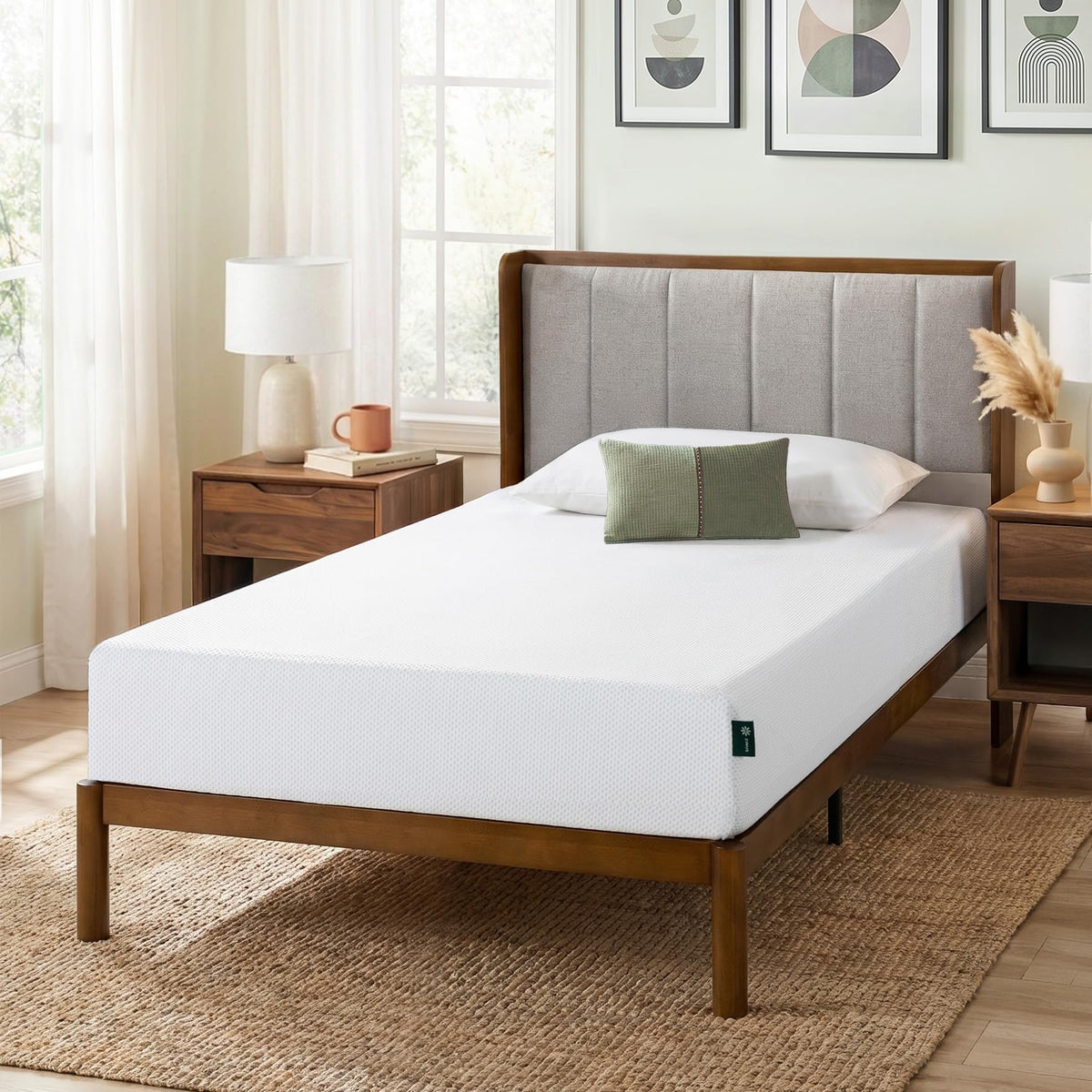 8 Inch Green Tea Cooling Gel Memory Foam Mattress Twin W71780