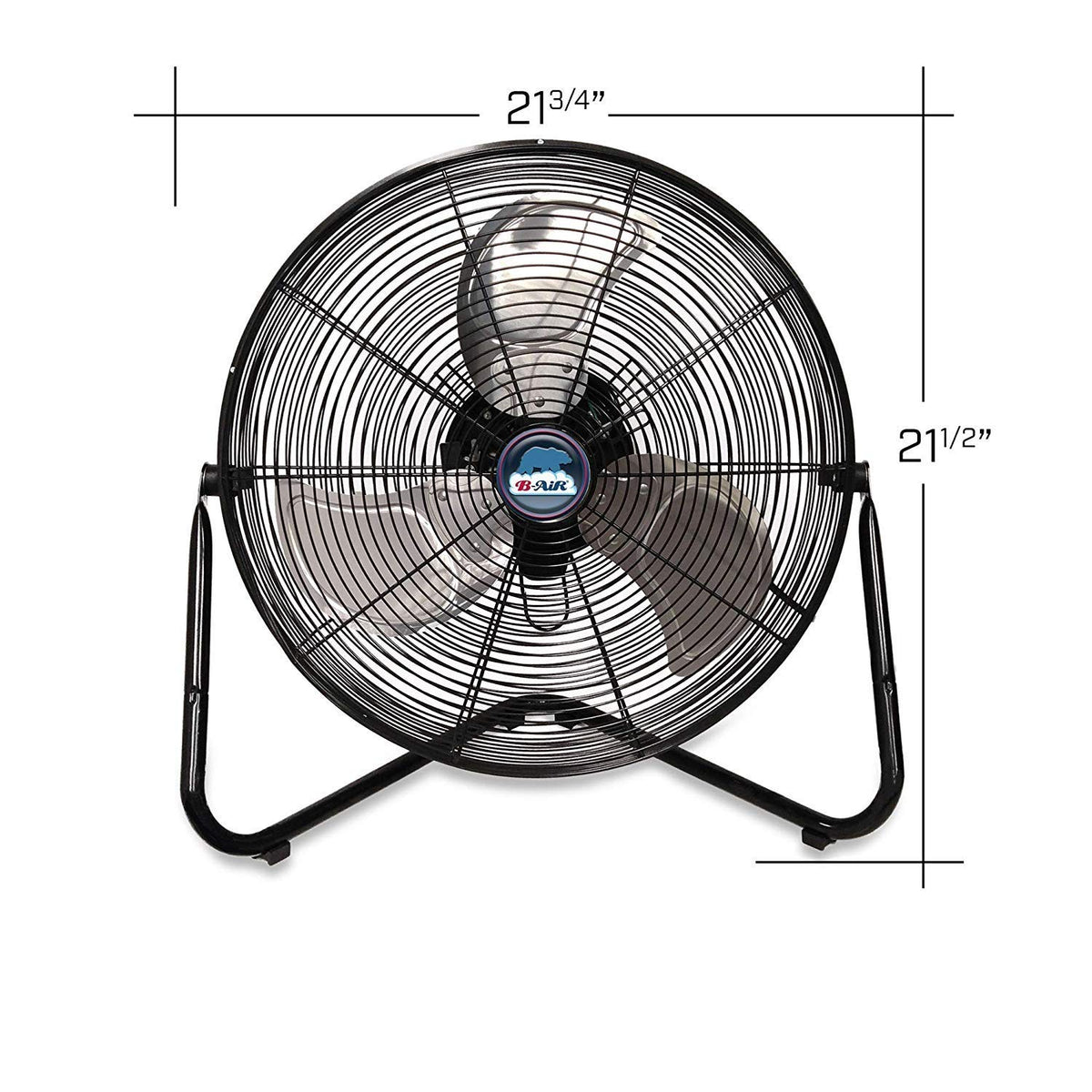 20" High Velocity Electric Floor Fan with 3-Speeds C827198