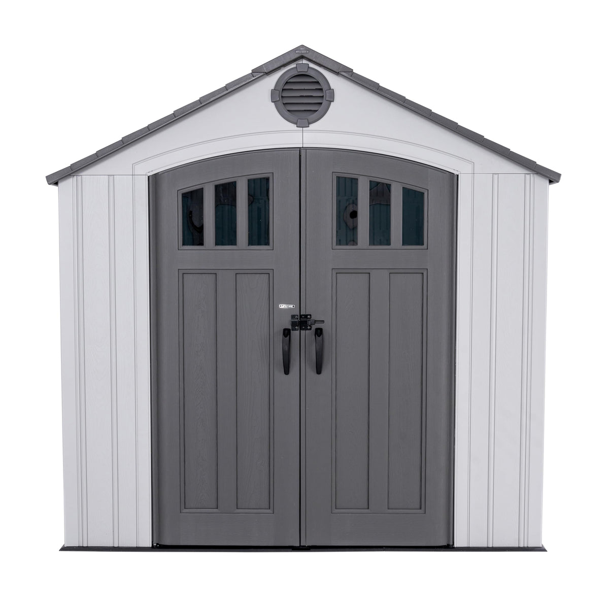 8x10 Ft Gray Resin Outdoor Storage Shed V239765