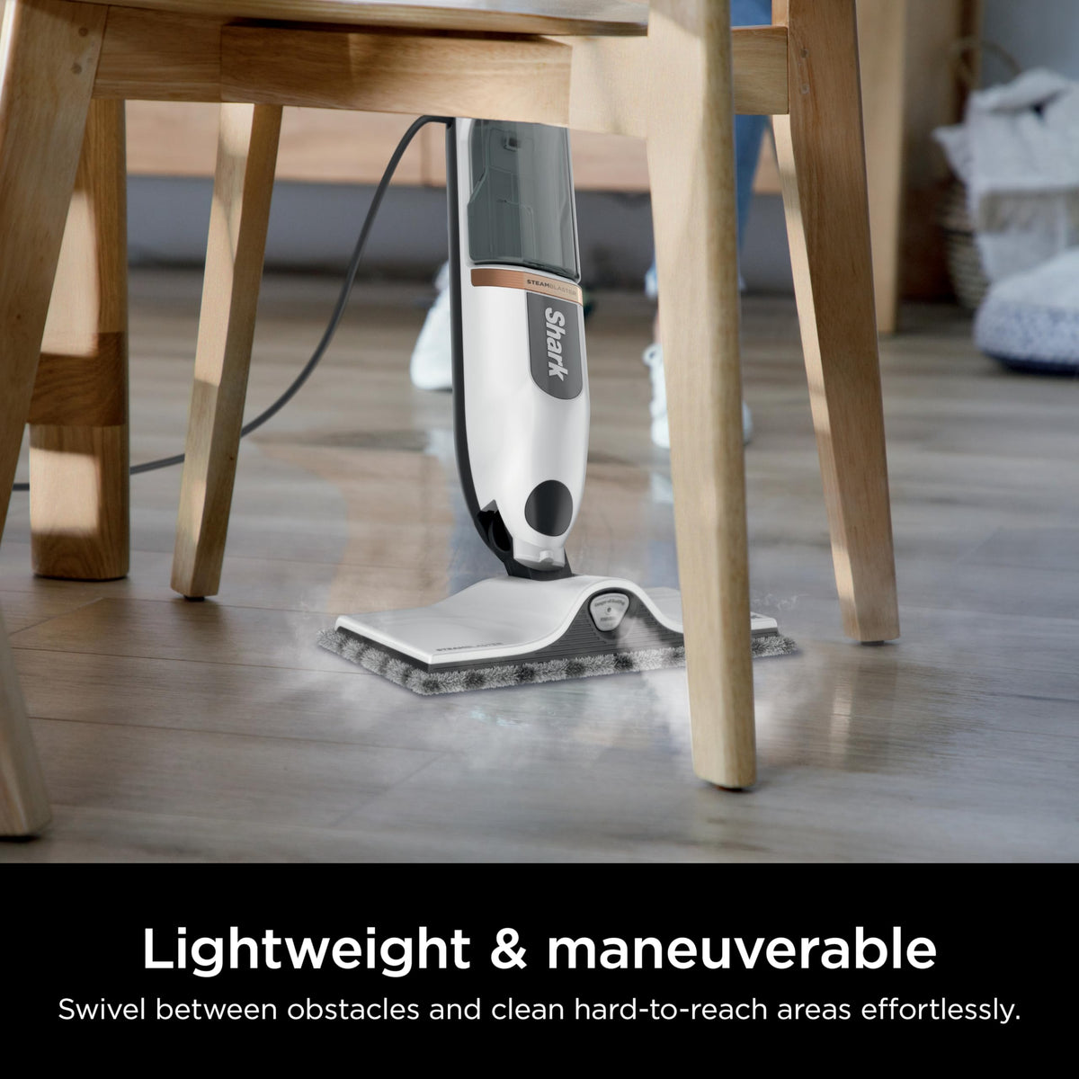 Steam Mop with 3 Steam Modes, 2 Washable Pads Z23163