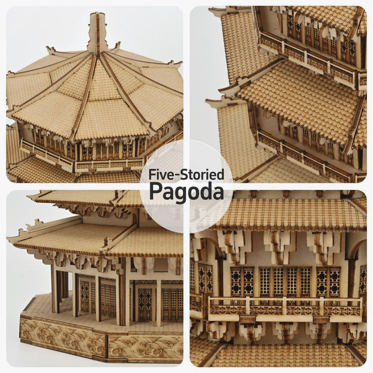 3D Wooden Puzzles 1287 Pieces Q8355