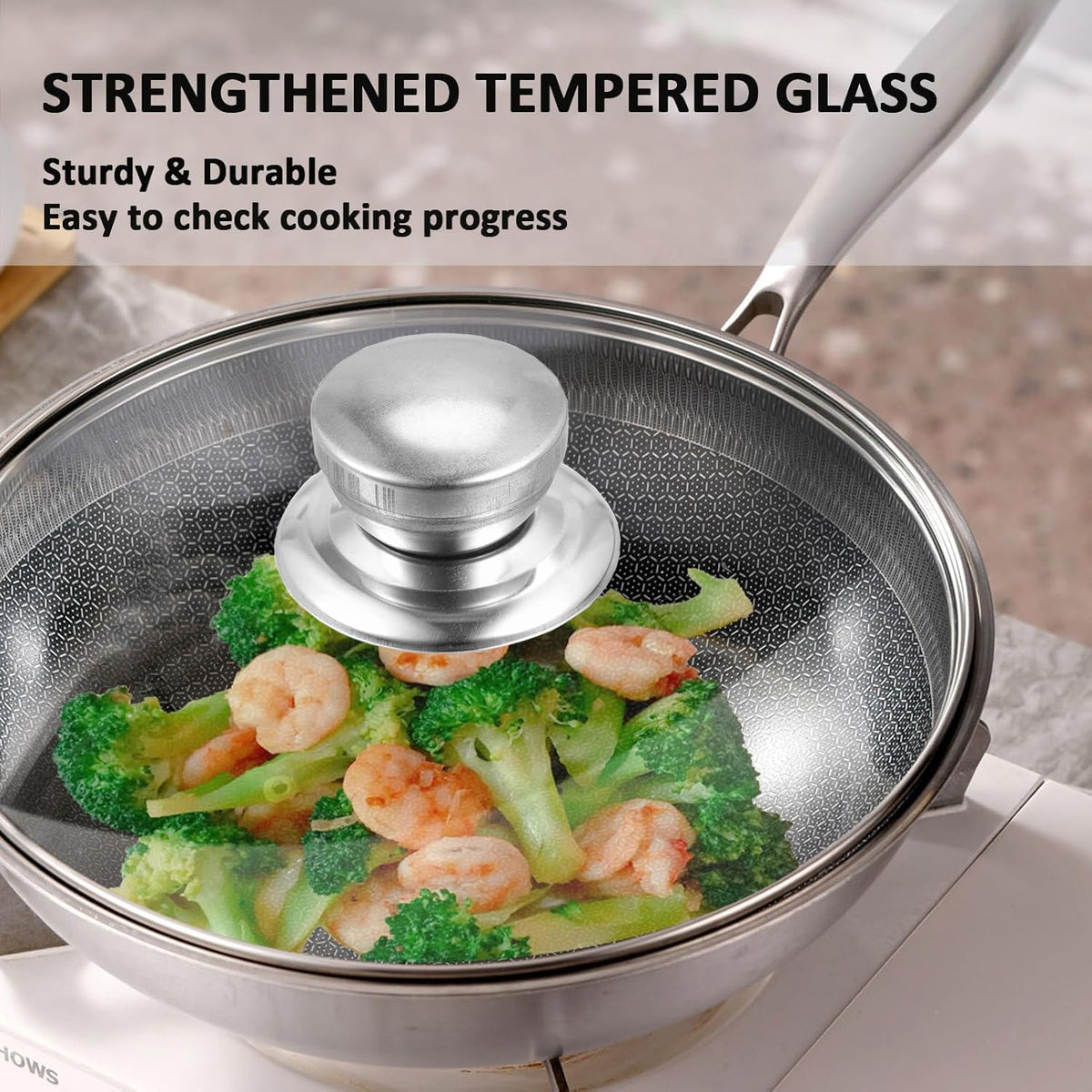 10 Inch Glass Pan Lid Q8916