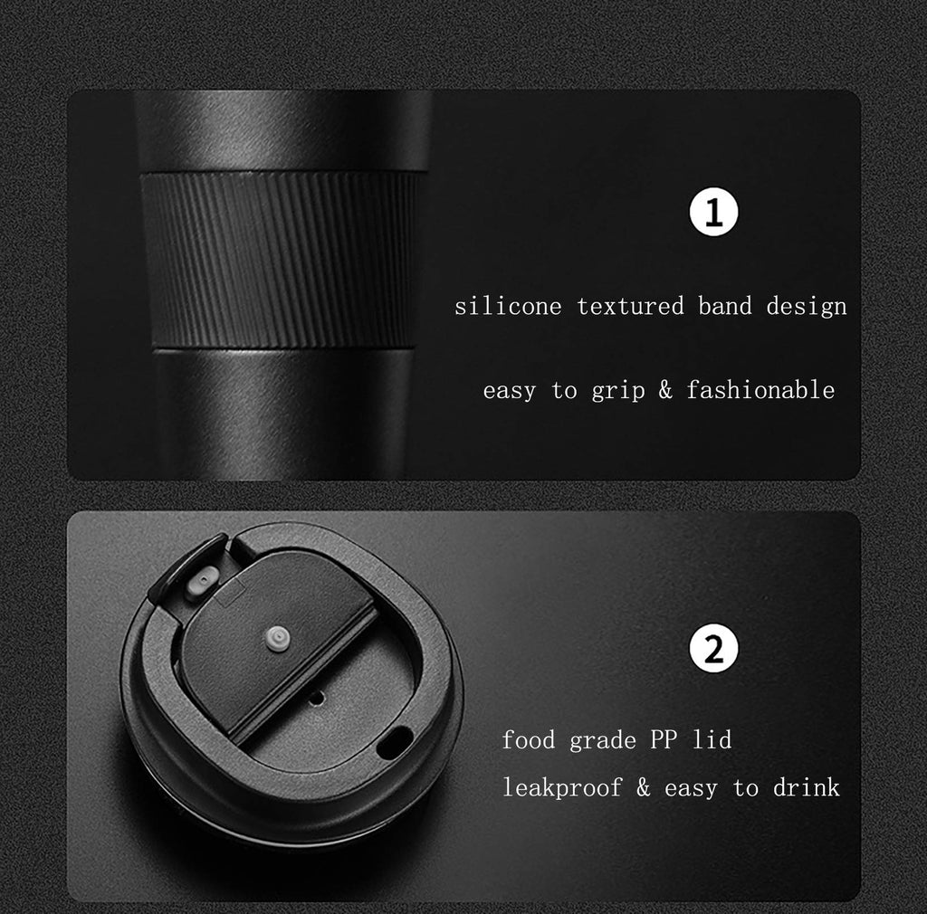 17oz Stainless Steel Vacuum Insulated Travel Mug Q788371