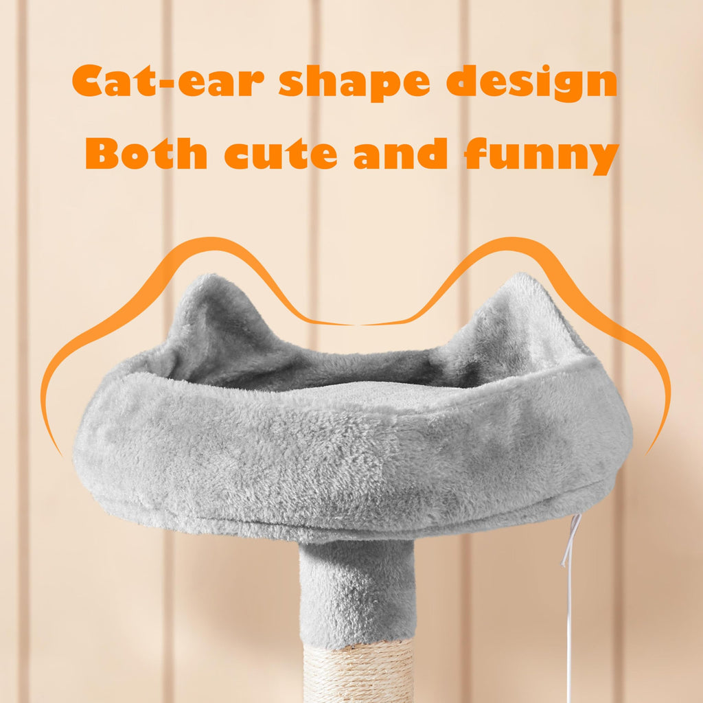 Tall Cat Tree with Condo Scratching Post M227521