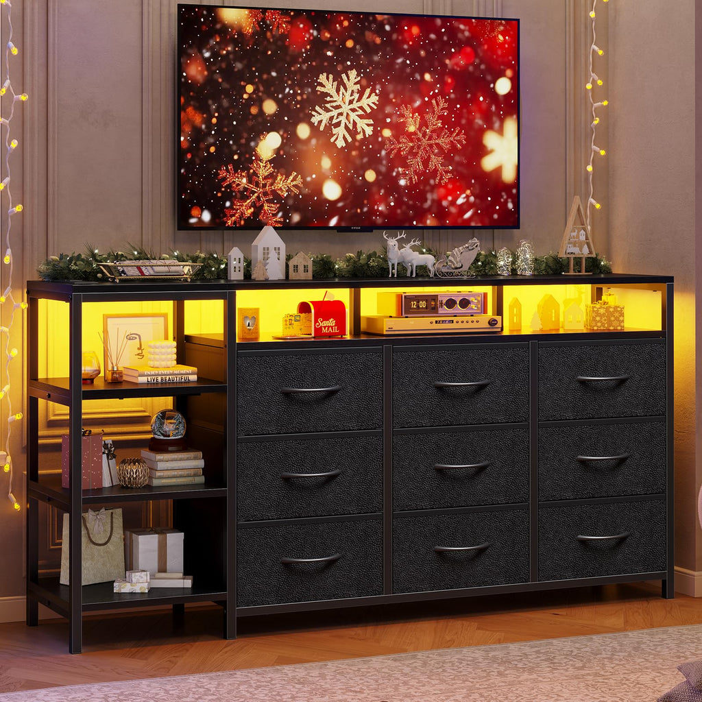 Black TV Stand N9219