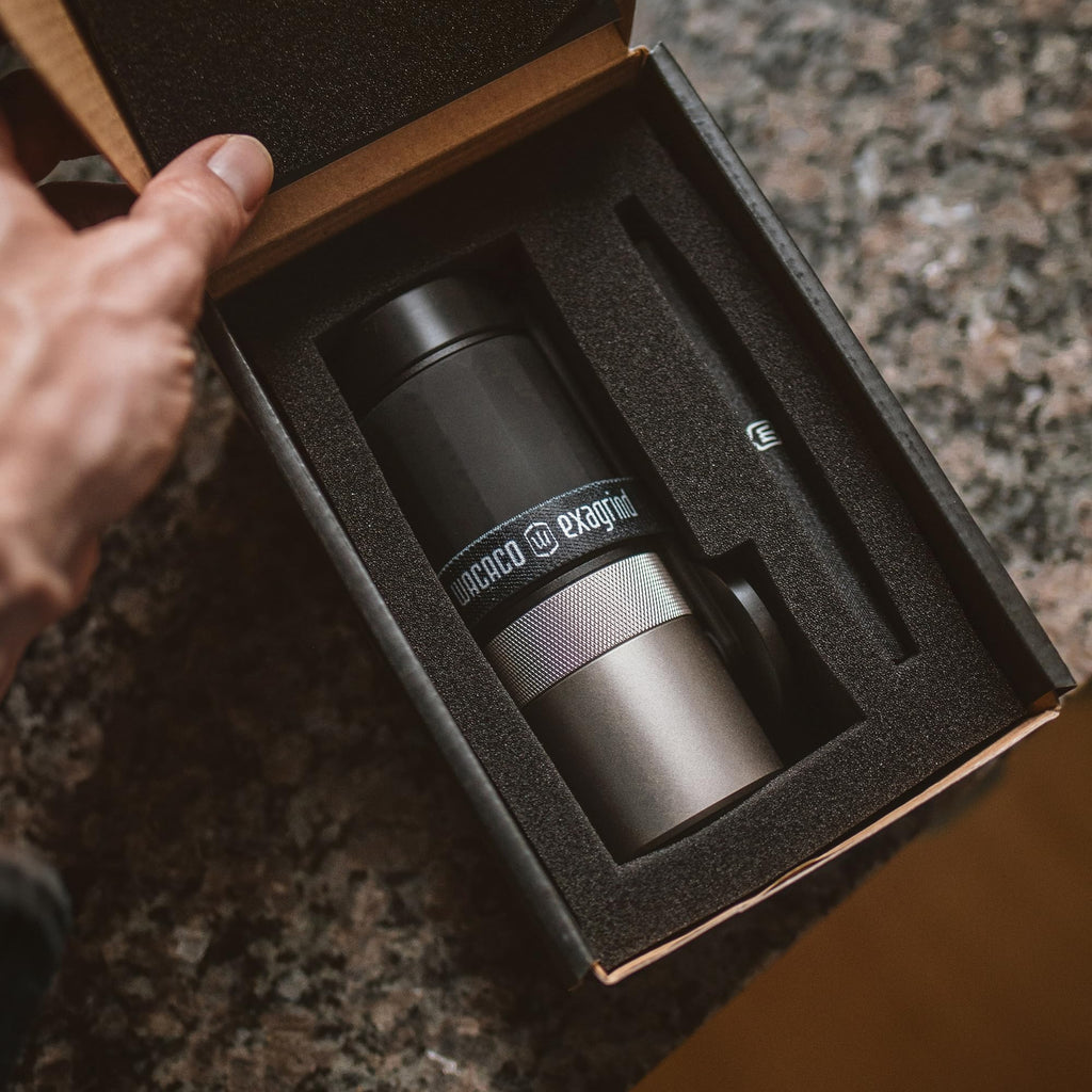 Manual 38mm Stainless Steel Conical Burr Coffee Grinder C8907