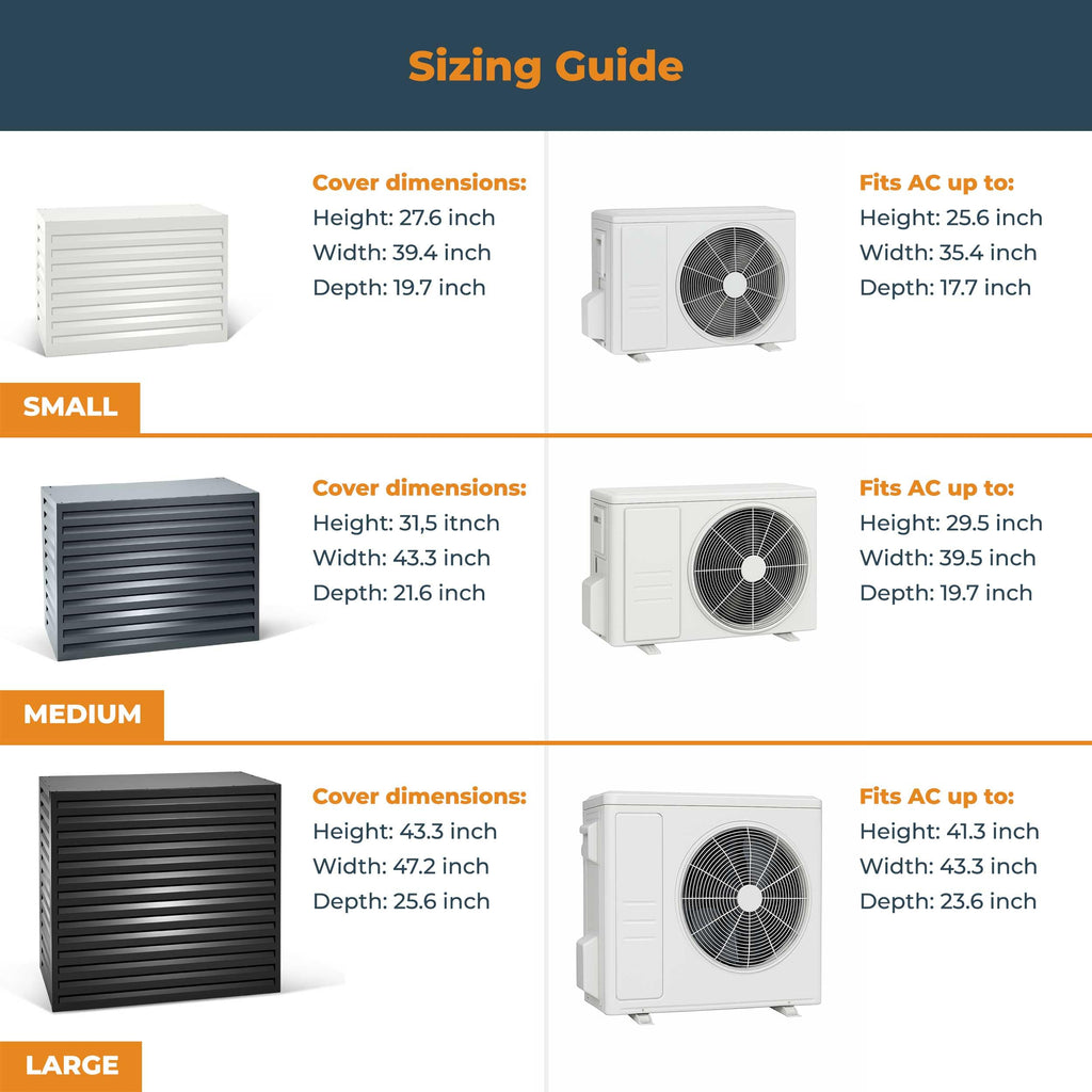 Aluminium Mini Split AC Cover L547371