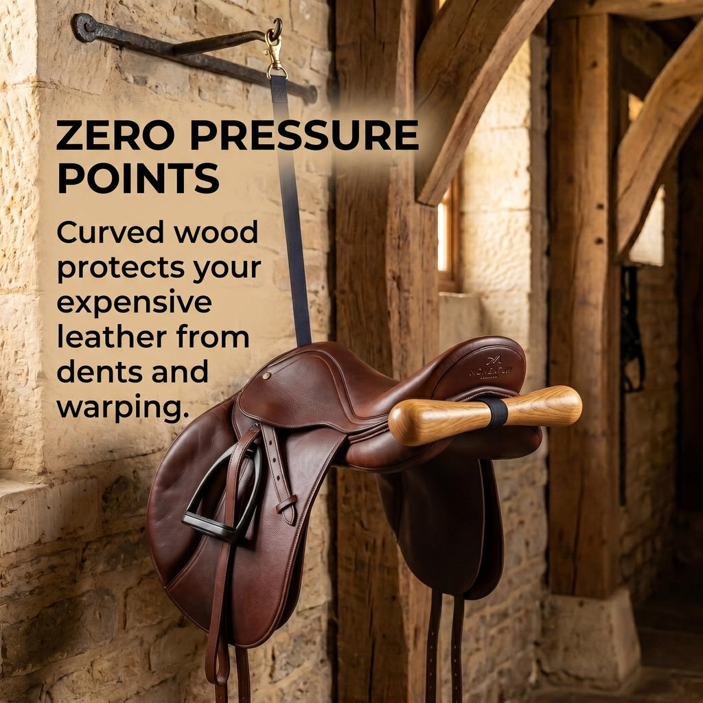 Portable Wood Saddle Rack I46003