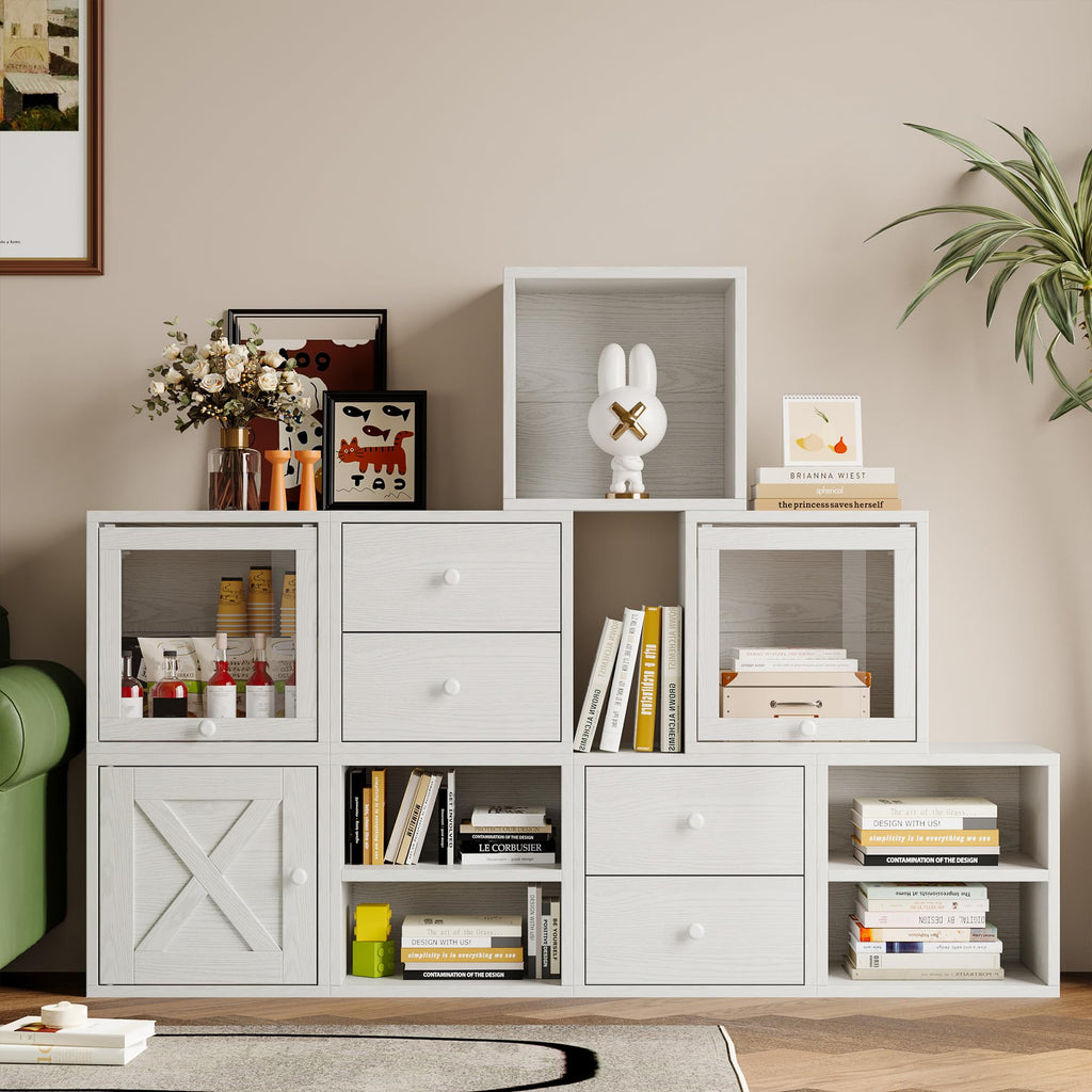 Pure White Cube Storage Organizer P716680