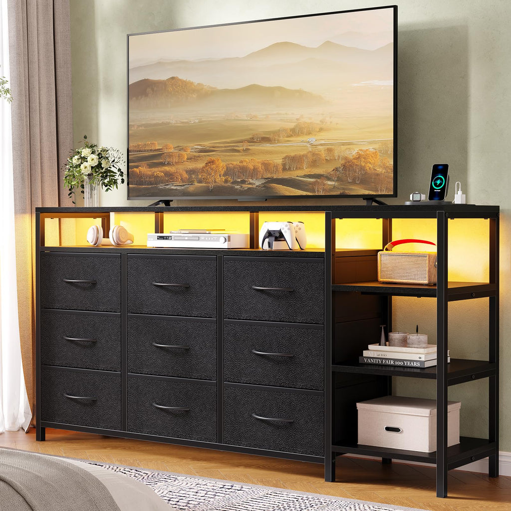 Black TV Stand N9219
