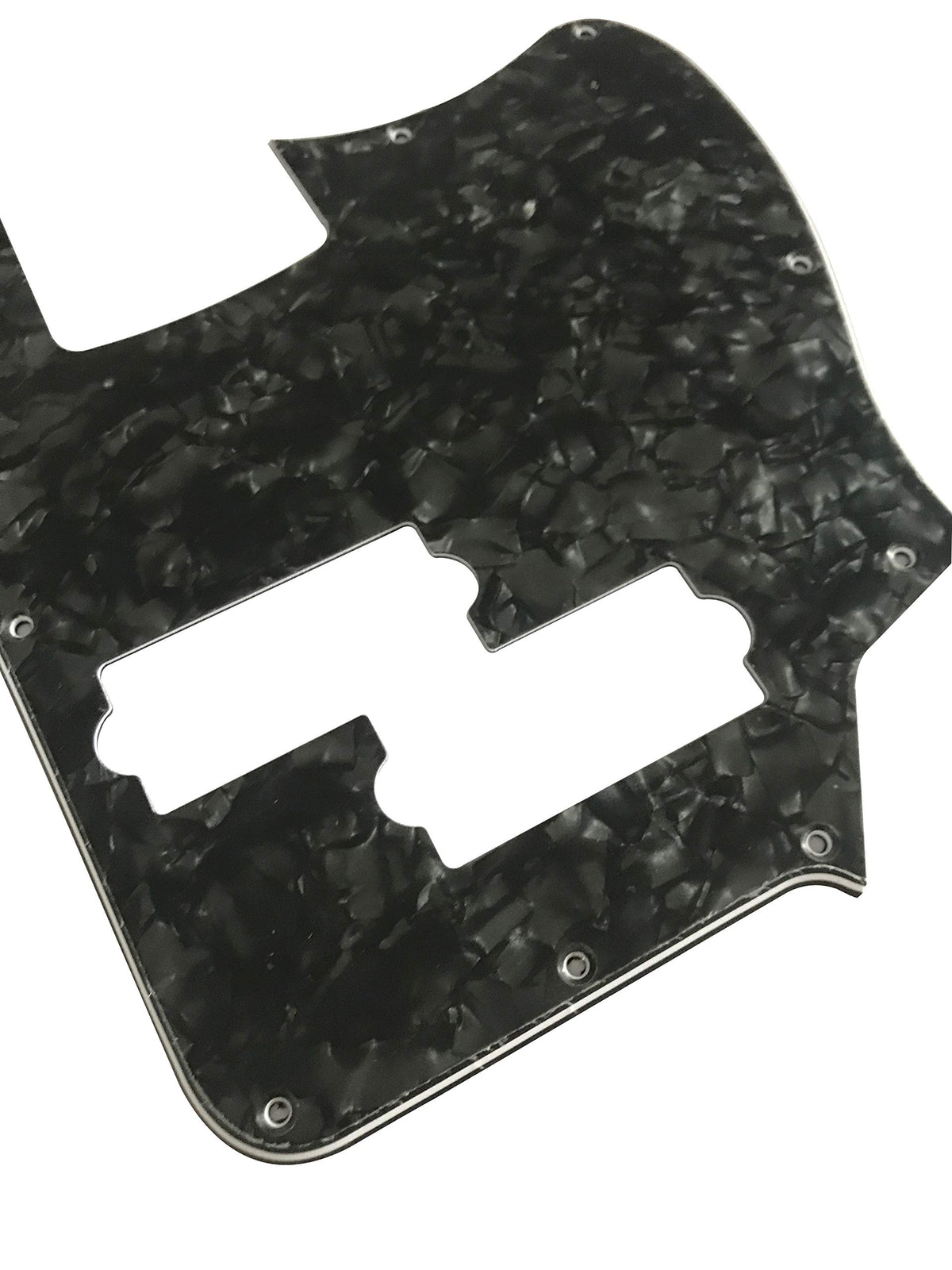 4 Ply Black Pearl Short Scale Guitar Pickguard D471
