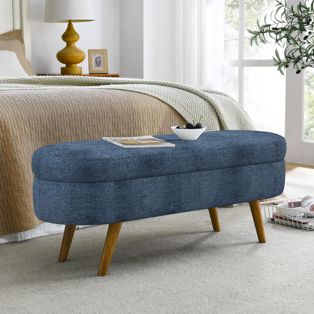 Oval Storage Bench R83356
