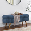 Oval Storage Bench R83356