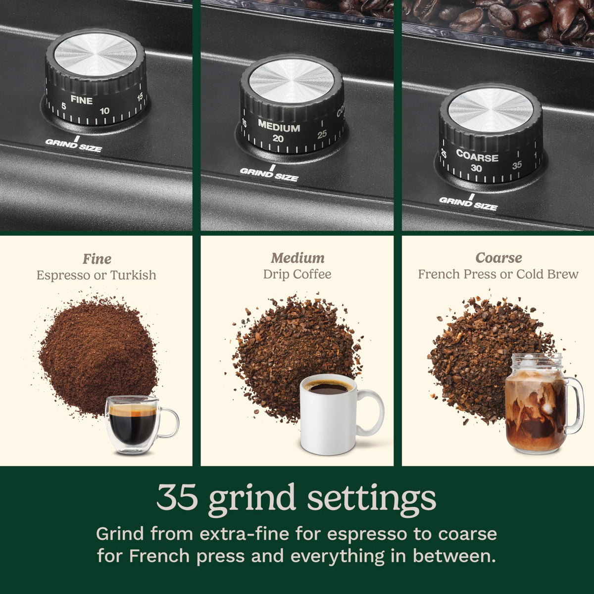 Conical Burr Coffee Grinder L95694