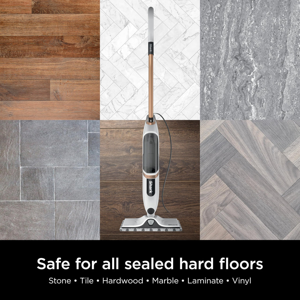 Steam Mop with 3 Steam Modes, 2 Washable Pads Z23163
