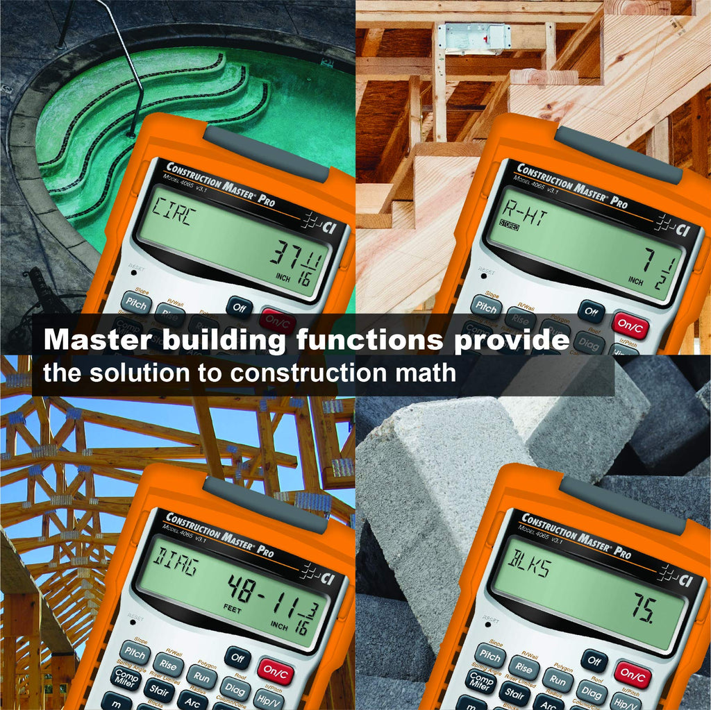 Construction Master Pro Trig Feet-Inch-Fraction Calculator B35967