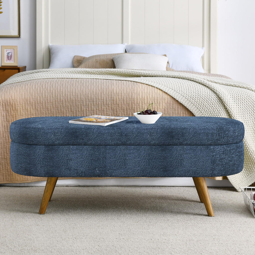 Oval Storage Bench R83356