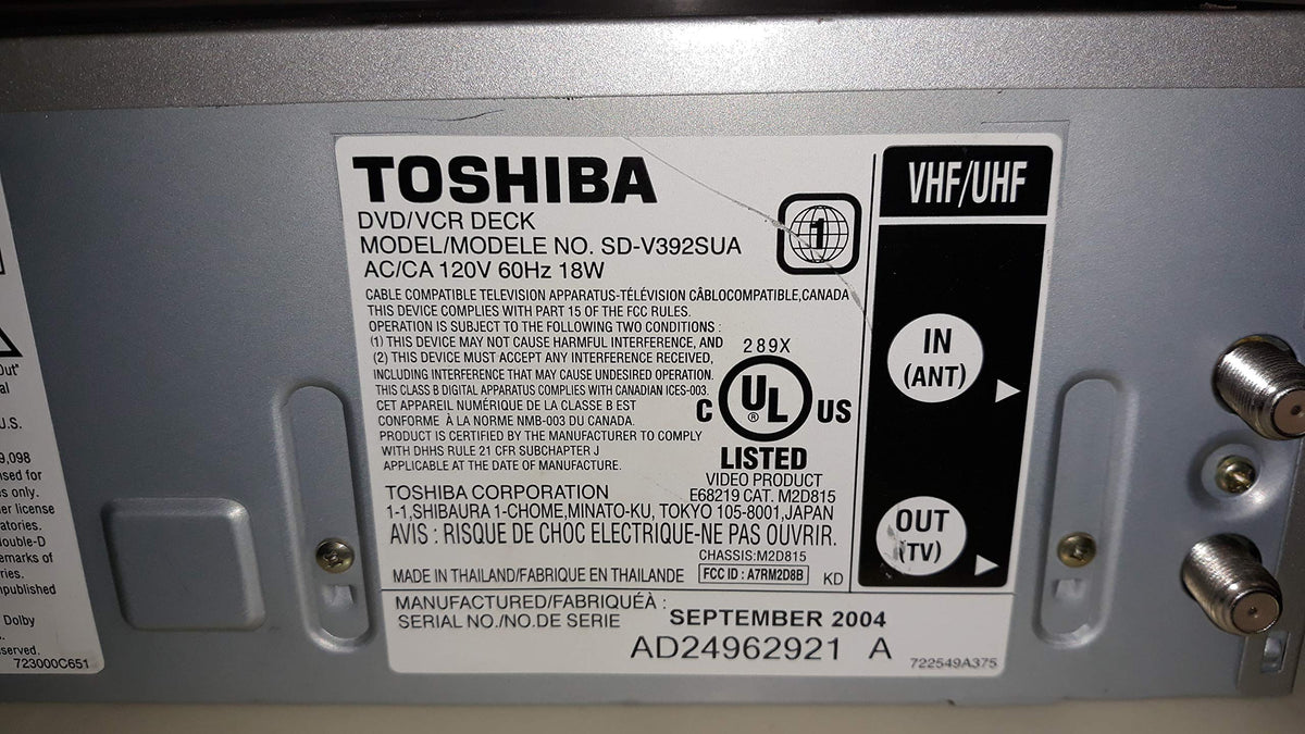 DVD/VCR Combo, Silver J44379